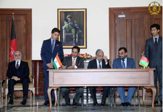 افغانستان و هندوستان 12 تفاهمنامه انکشافی امضا نمودند